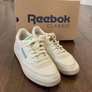 reebok club c vintage sneaker cream